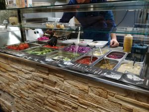 Zutaten at Falafel Joe in Graz