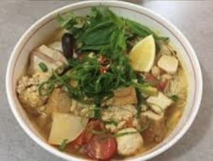 Lent based laksa  at Loving Hut in Mount Gravatt