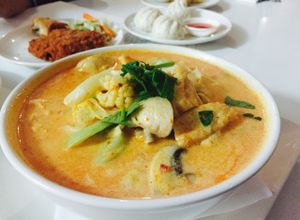 Laksa at Loving Hut in Mount Gravatt