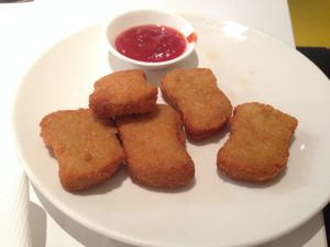 'Chicken' nuggets  at Loving Hut in Mount Gravatt