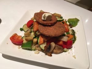 garlic butter cutlet  at Loving Hut in Mount Gravatt