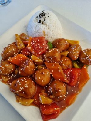Sweet and sour at Loving Hut in Mount Gravatt