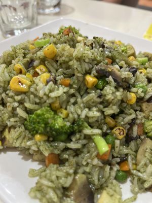 Spring rice   at Loving Hut in Mount Gravatt