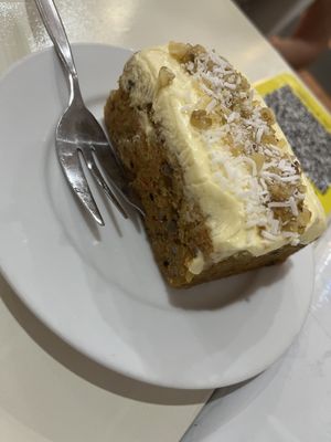 Carrot cake   at Loving Hut in Mount Gravatt