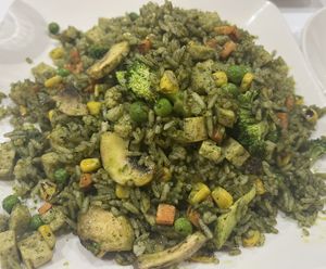 Spring rice   at Loving Hut in Mount Gravatt