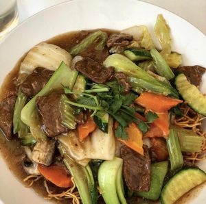 Crispy Chow-Mein - so delicious!! at Loving Hut in Mount Gravatt