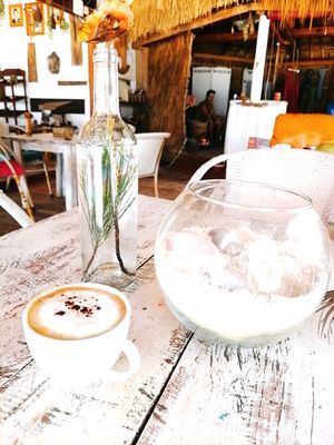 Coffee with Coconut Milk 💪 at Bamboo Jam in Koh Rong