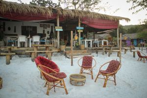 outside at Bamboo Jam in Koh Rong