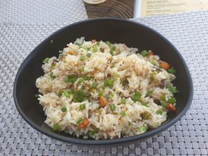 Vegetable fried rice. No egg at Bamboo Jam in Koh Rong