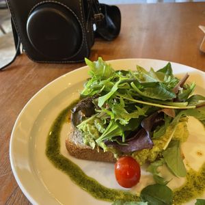 Avo toast at Vermillion - cafe. in Kyoto