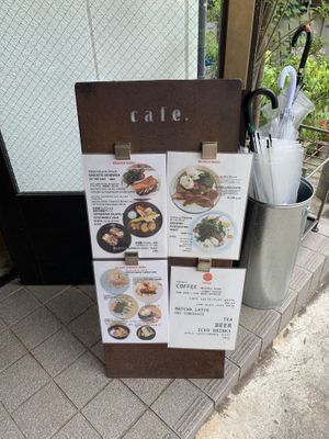 Some menu options as at June 2019 at Vermillion - cafe. in Kyoto
