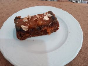 Pumpkin pie at Gomásio in Guimaraes