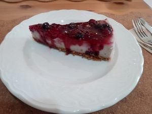 Cheesecake at Gomásio in Guimaraes