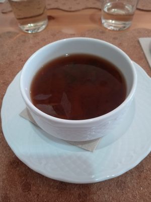 Herb tea at Gomásio in Guimaraes