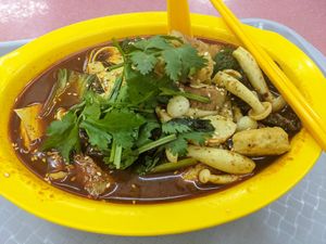 麻辣烫 $6.90 with choice of noodles/rice at SHU Vegetarian 蔬方斋 - Jurong West in Central Singapore