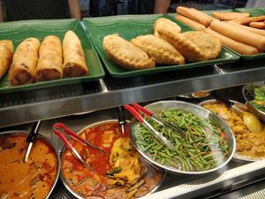 Buffet spread at SHU Vegetarian 蔬方斋 - Jurong West in Central Singapore