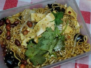 Mala fried noodles 香辣斋面
PEDAS (Spicy) Fried Noodle at SHU Vegetarian 蔬方斋 - Jurong West in Central Singapore