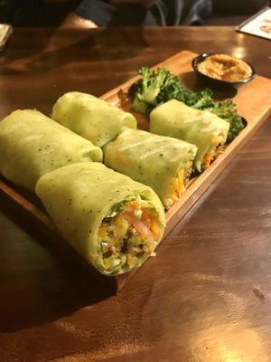 Broccoli Burrito 🌯  🥦  at Healthy Me in Mandalay