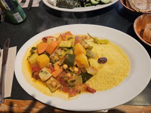 Couscous at Aroma Cafe in San Rafael