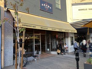   at Aroma Cafe in San Rafael