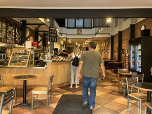   at Aroma Cafe in San Rafael