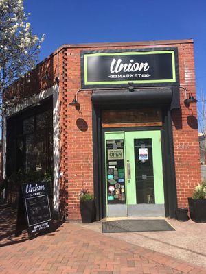 Front entrance  at Union Market in Richmond