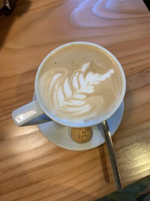 Latte  at The Square Orange in Keswick