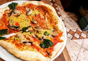 Pizza at The Square Orange in Keswick