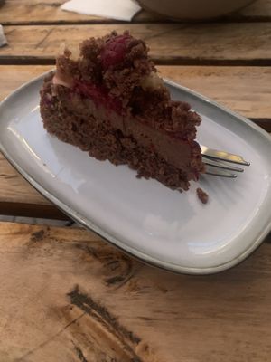 chocolate cake  at no bones in Krakow