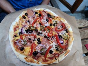 Pizza at no bones in Krakow