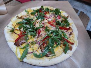 Pizza at no bones in Krakow