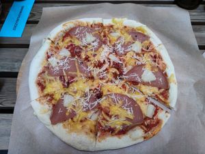 Pizza at no bones in Krakow