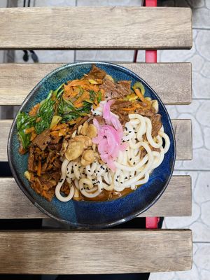 Korean bulgogi   at no bones in Krakow