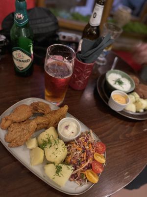 Food at no bones in Krakow