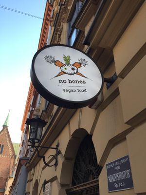 love the logo:) at no bones in Krakow