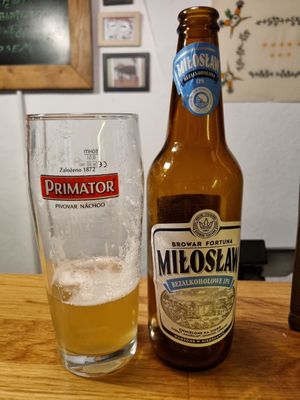 Nonalcoholic beer at no bones in Krakow