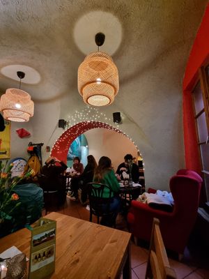 Inside at no bones in Krakow