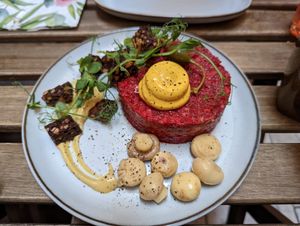 Steak Tartare at no bones in Krakow