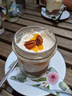 Dessert in a jar at no bones in Krakow