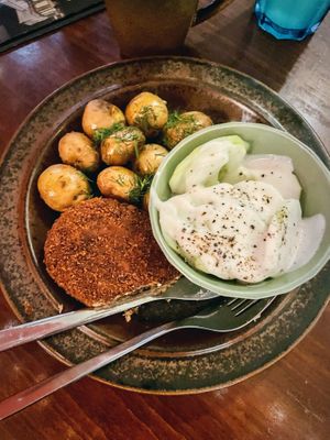 Polish styled minces cutlet   at no bones in Krakow