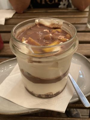 Dessert in a cup  at no bones in Krakow