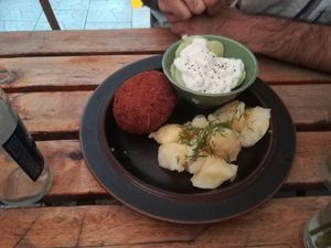 Polish meatball at no bones in Krakow