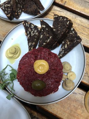 The tartar steak again 😋  at no bones in Krakow