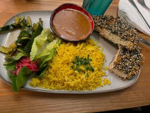 Vegan chicken  at no bones in Krakow