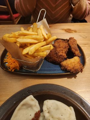 Crumbed Mushrooms at no bones in Krakow