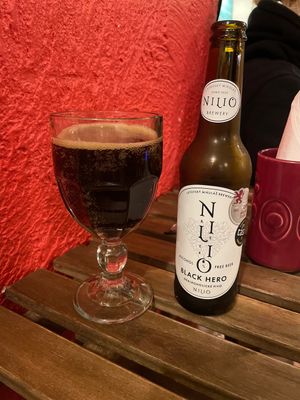 Black Hero beer  at no bones in Krakow