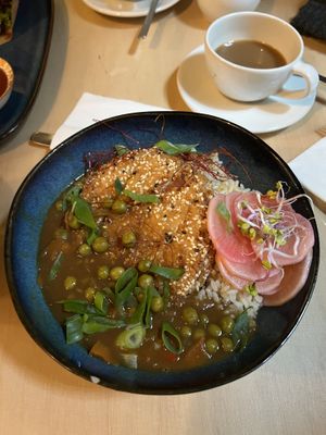 Katsu curry  at no bones in Krakow