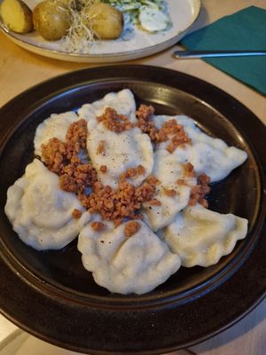 Pierogi at no bones in Krakow