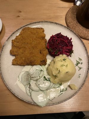 Vegan kotlet  at no bones in Krakow