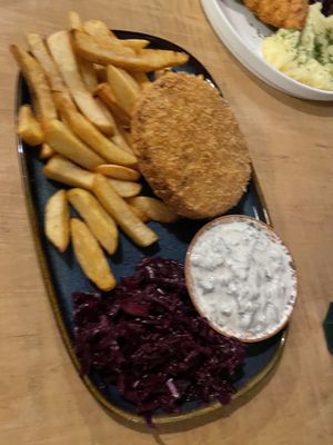 Fishless burger  #Veganuary at no bones in Krakow